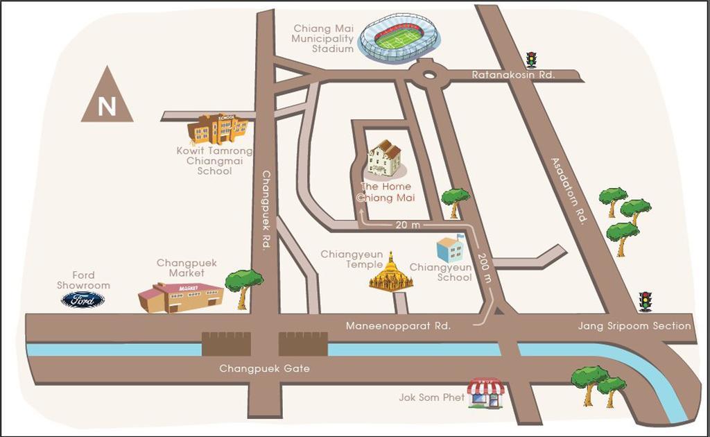 The Home Chiangmai Luxury Guesthouse Chiang Mai Esterno foto
